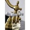 Kingston Brass KB1607PX Heritage 4" Centerset Bathroom Faucet, Brushed Brass KB1607PX - alternate 3